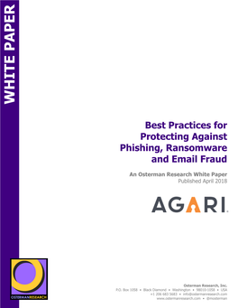 Best Practices to Protect Against Ransomware, Phishing & Email Fraud