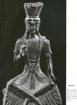 Seated Fig- Ure of the Maitreya M En, 512 A.D