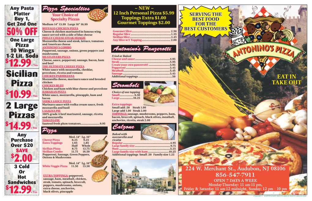 Pizza Specialties