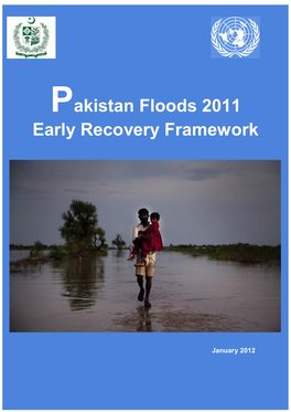 Pakistan Floods 2011 Early Recovery Framework