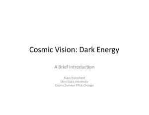 Cosmic Vision: Dark Energy