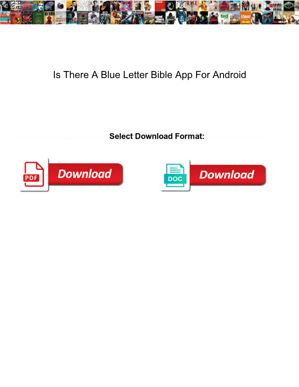 Is There a Blue Letter Bible App for Android