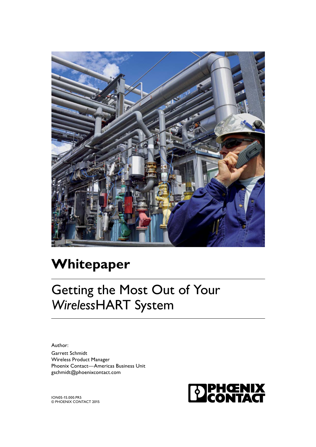 Whitepaper Getting the Most out of Your Wirelesshart System