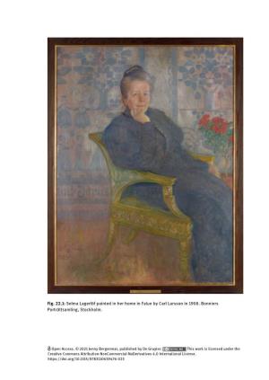 Selma Lagerlöf Painted in Her Home in Falun by Carl Larsson in 1908