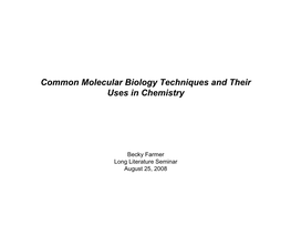 What Is Molecular Biology?