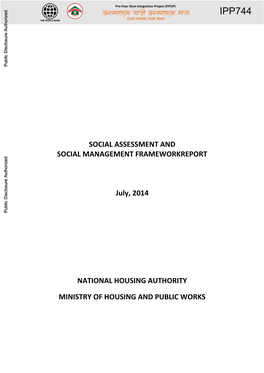 Social Assessment and Social Management Frameworkreport