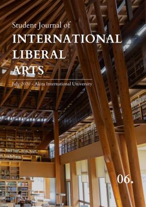 Student Journal of International Liberal Arts Akita International University