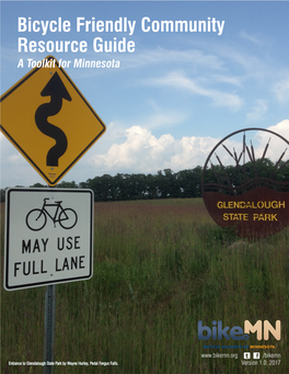 Bicycle Friendly Community Resource Guide a Toolkit for Minnesota