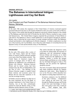 Lighthouses and Cay Sal Bank