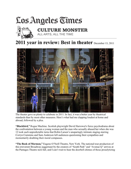 Best in Theater December 13, 2011