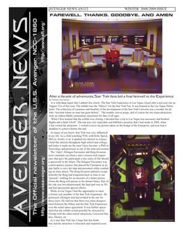 Avenger News Issue