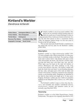 Kirtland's Warbler