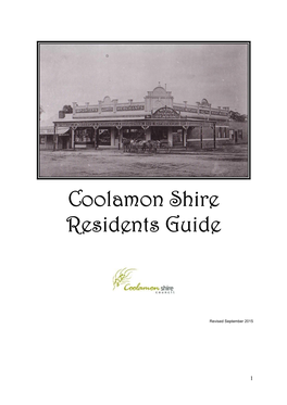 Coolamon Shire Residents Guide