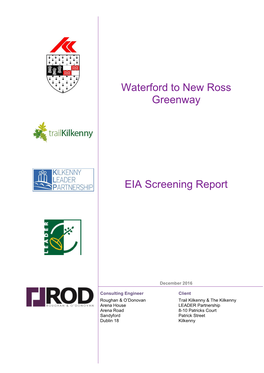 Waterford to New Ross Greenway EIA Screening Report