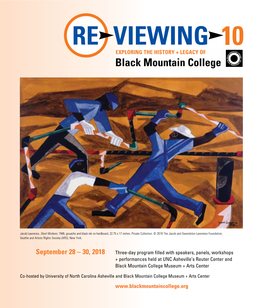 Program Filled with Speakers, Panels, Workshops + Performances Held at UNC Asheville’S Reuter Center and Black Mountain College Museum + Arts Center
