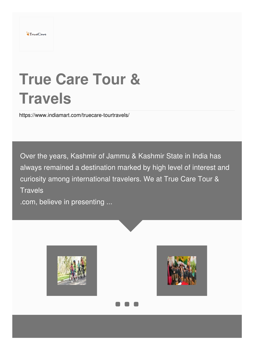 True Care Tour & Travels