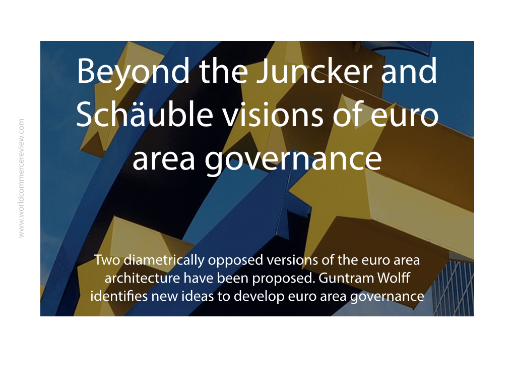 Two Diametrically Opposed Versions of the Euro Area Architecture