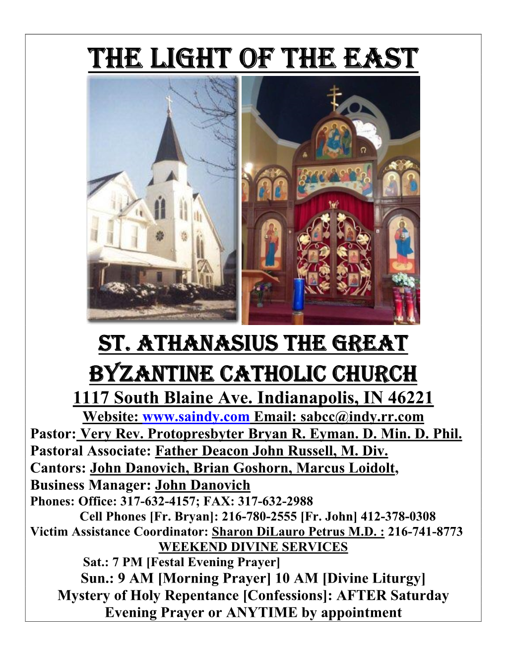 St Athanasius Bulletin 26.4.15 SUNDAY of the PARALYTIC