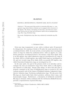 Arxiv:1609.05261V1 [Math.LO]