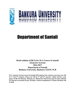 Department of Santali