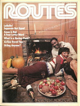 ROUTES, a Guide to Black Entertainment November 1977 As