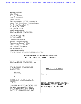 Amended FTC Complaint