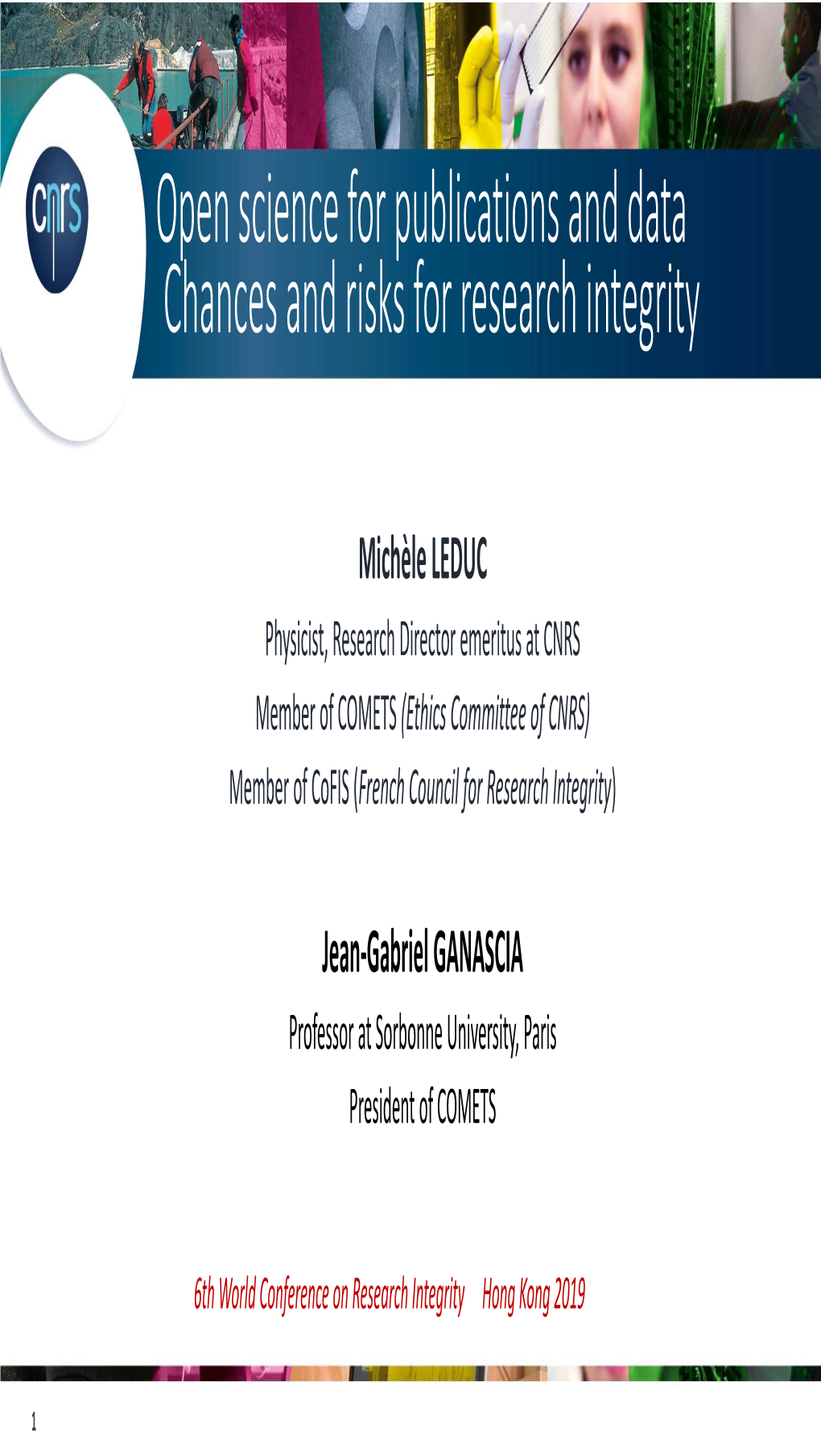 Open Science for Publications and Data Chances and Risks for Research Integrity