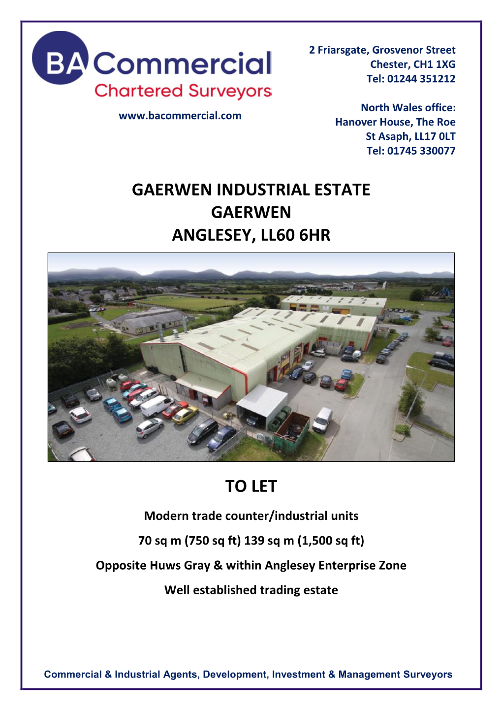 Gaerwen Industrial Estate Gaerwen Anglesey, Ll60 6Hr
