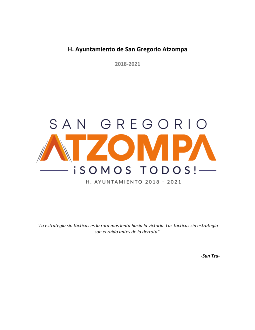 H. Ayuntamiento De San Gregorio Atzompa