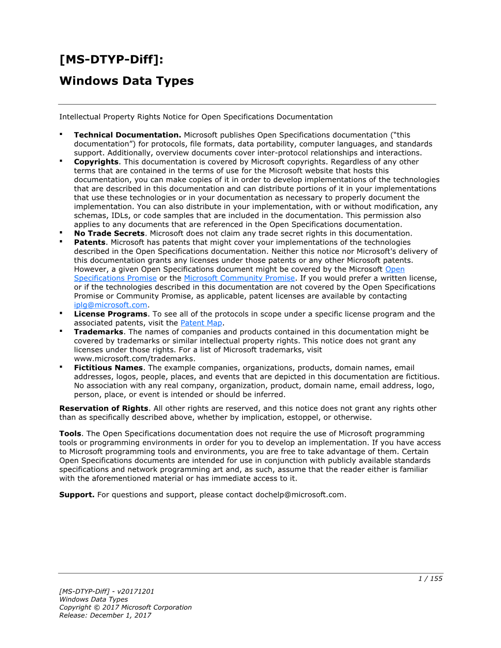 [MS-DTYP-Diff]: Windows Data Types