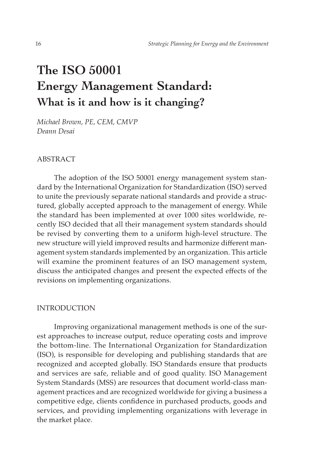 The ISO 50001 Energy Management Standard: What Is It and How Is It Changing?