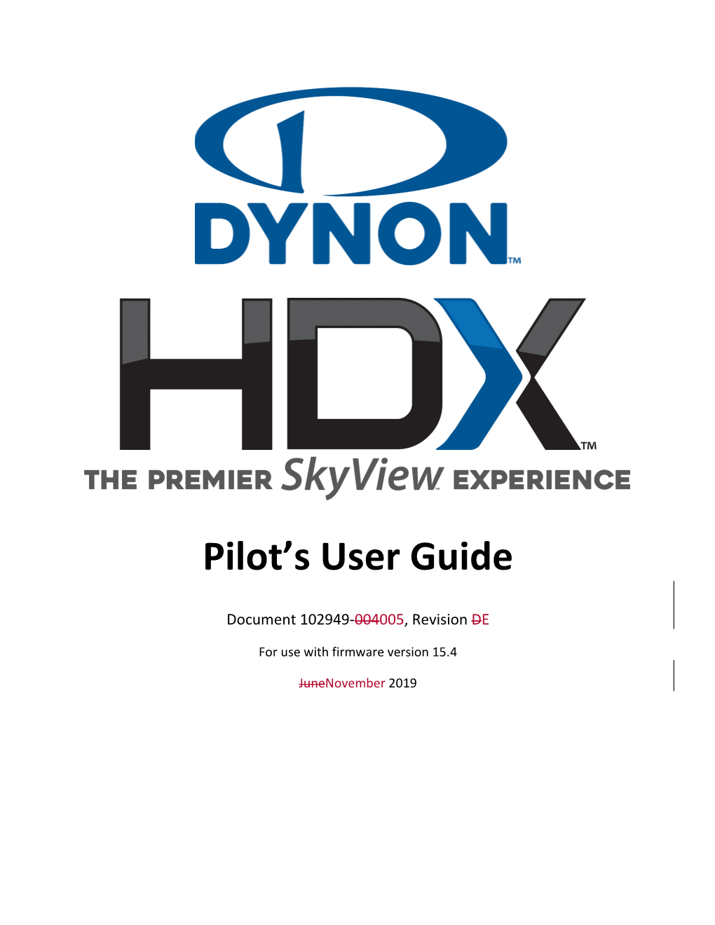 Pilot's User Guide