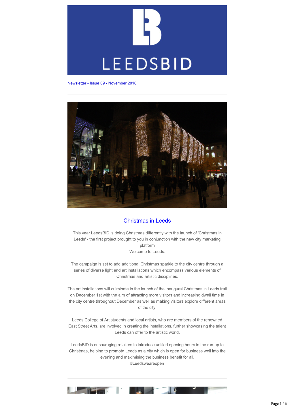 Christmas in Leeds