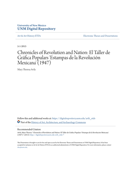 Estampas De La Revolución Mexicana' (1947) Mary Theresa Avila