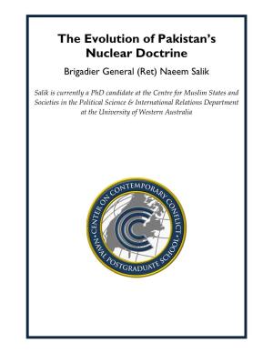 The Evolution of Pakistan's Nuclear Doctrine