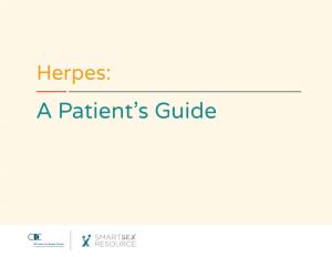 Herpes: a Patient's Guide