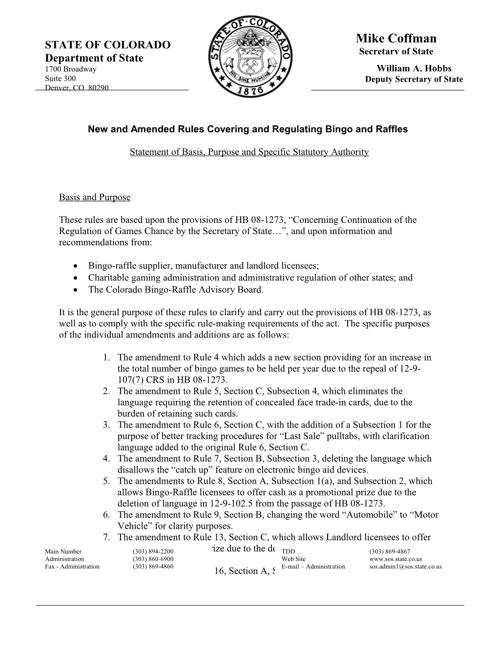 Notice of Proposed Rulemaking