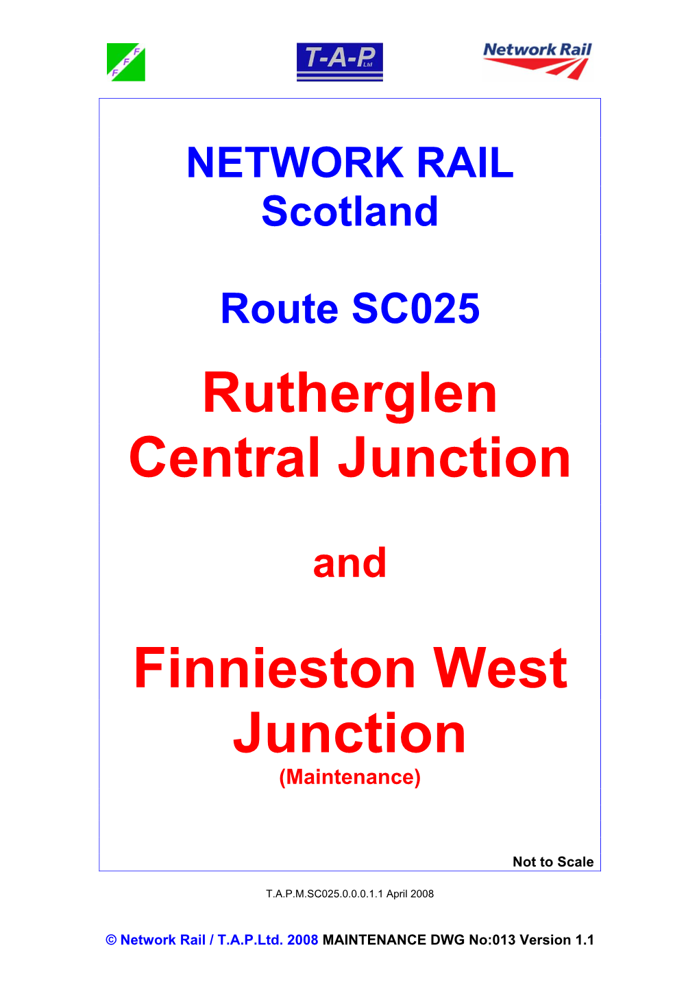 Rutherglen Central Junction Finnieston West Junction