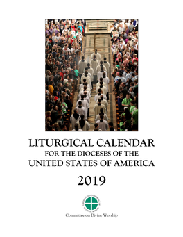 2019 Liturgical Calendar