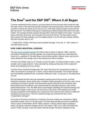 The Dow and the S&P