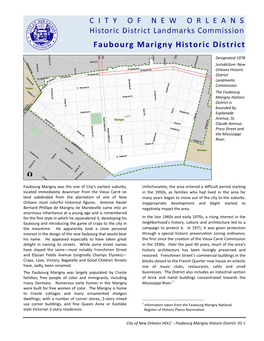 Faubourg Marigny Historic District