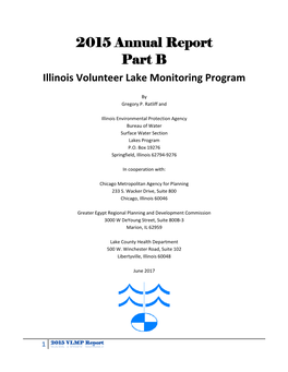 2015 VLMP Annual Report Part B