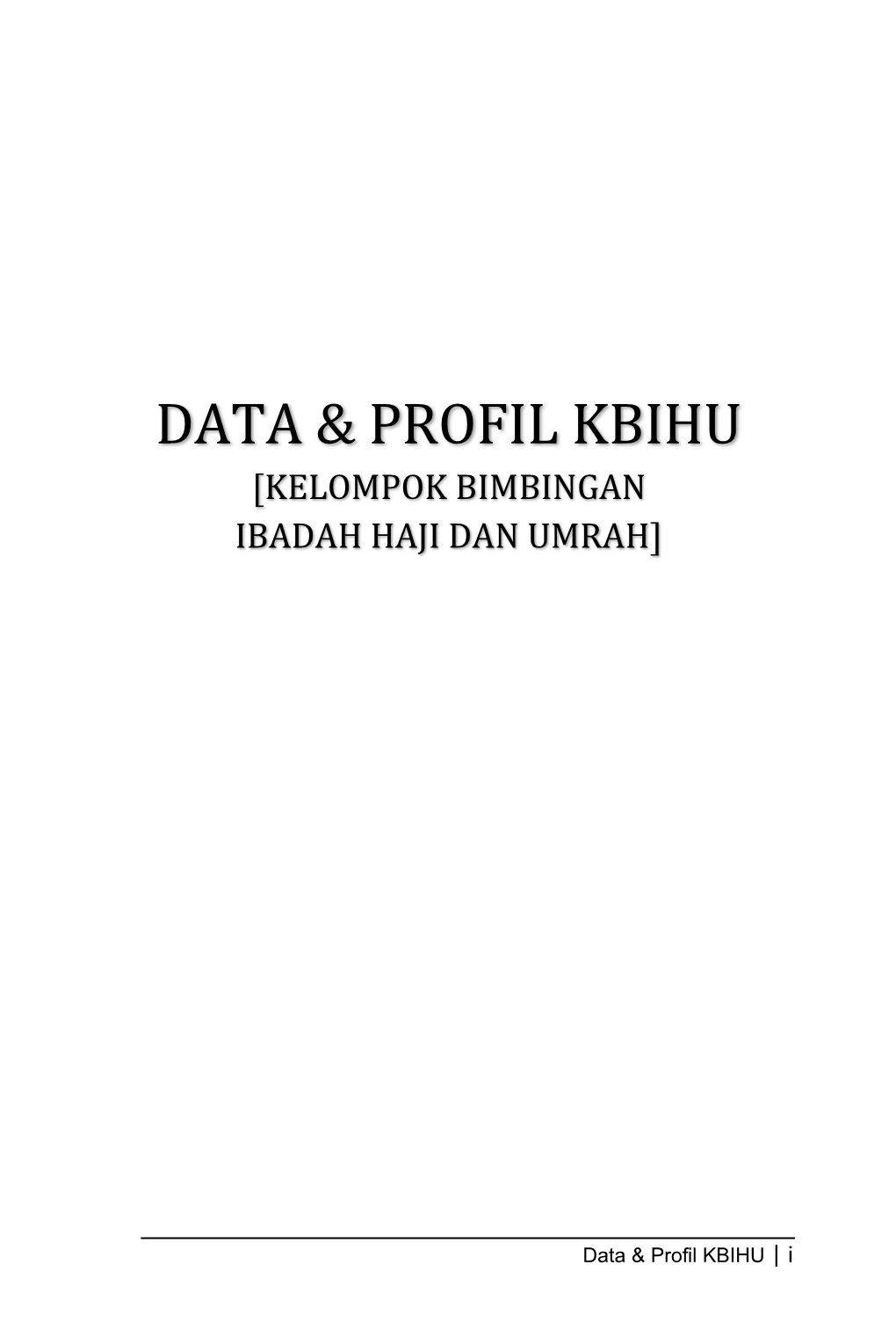 Data & Profil Kbihu