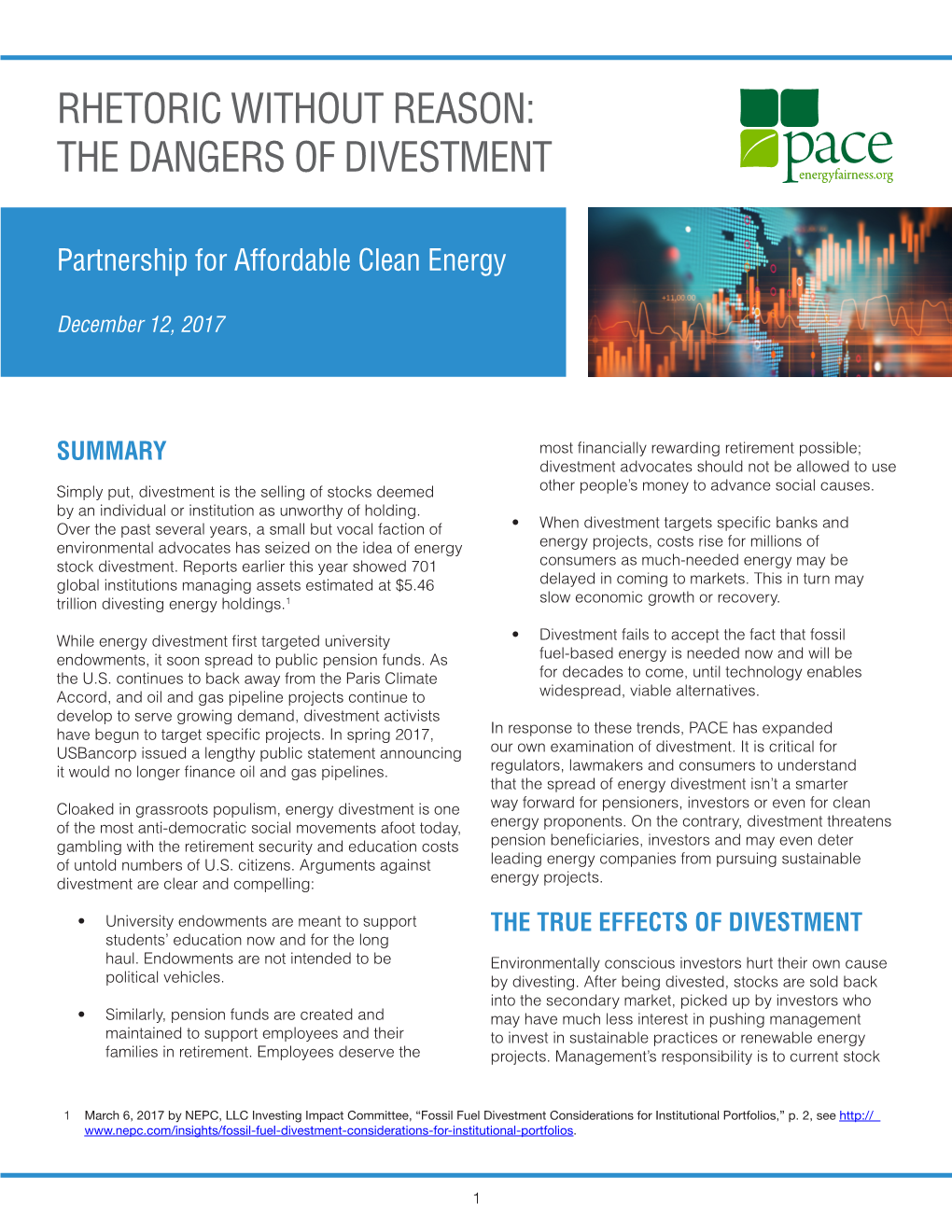 The Dangers of Divestment