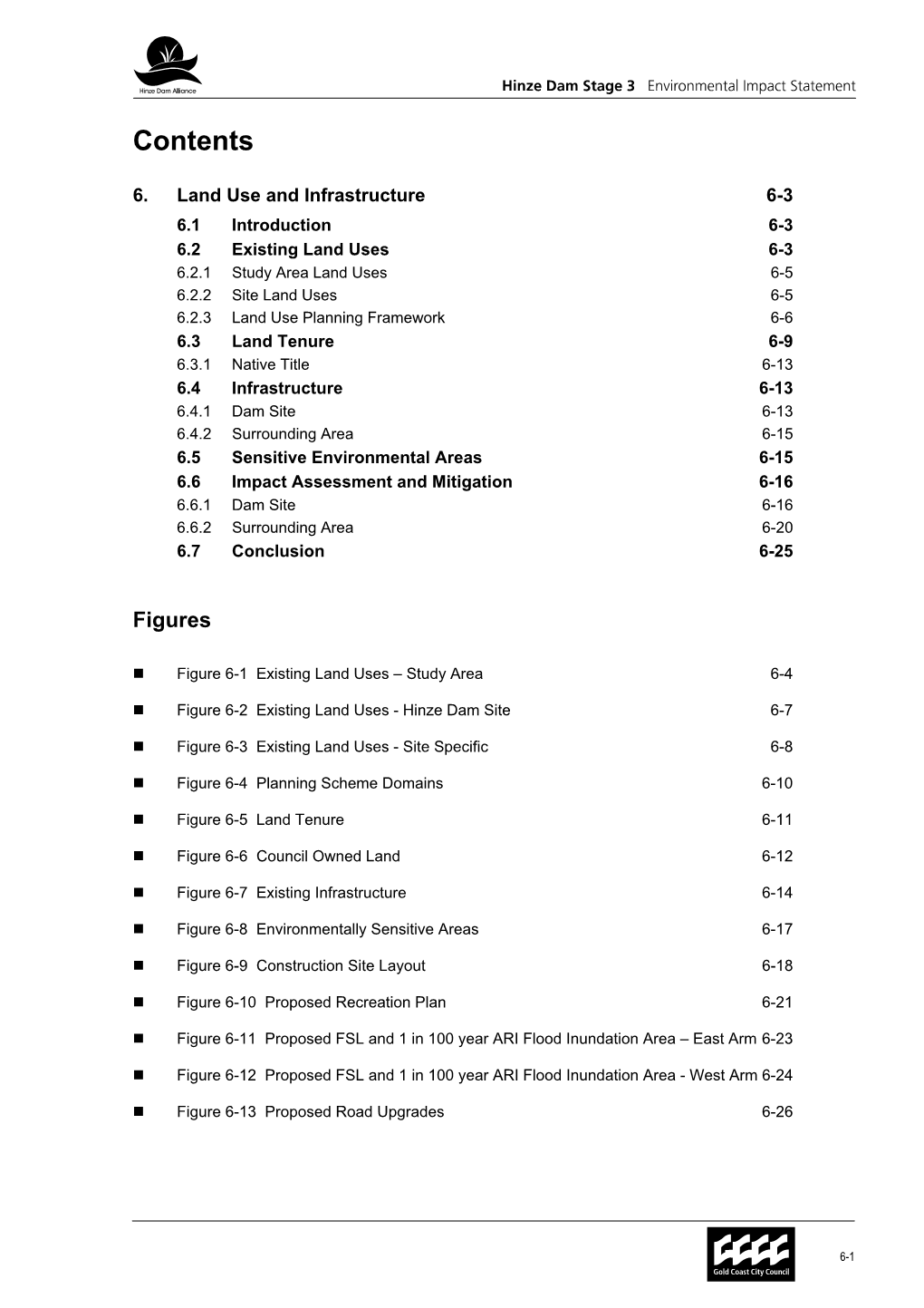 Section 6: Land Use and Infrastructure