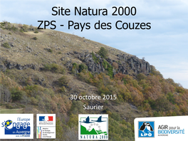 Site Natura 2000 ZPS - Pays Des Couzes