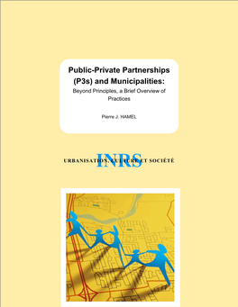 Public-Private Partnerships (P3s) and Municipalities