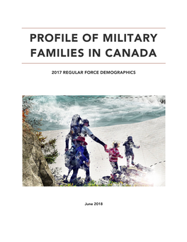Profile of Military Families in Canada