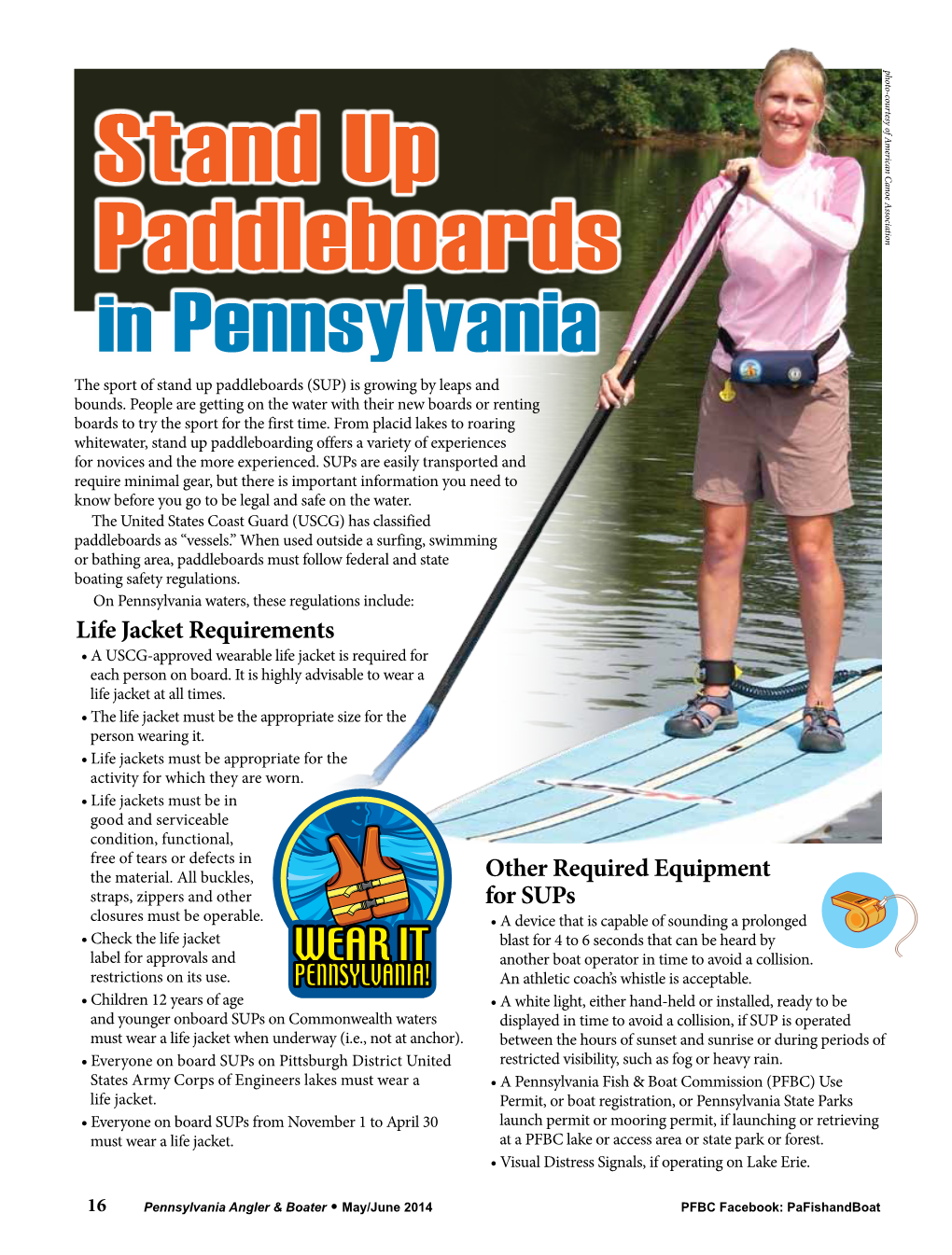 Stand up Paddleboards in Pennsylvania