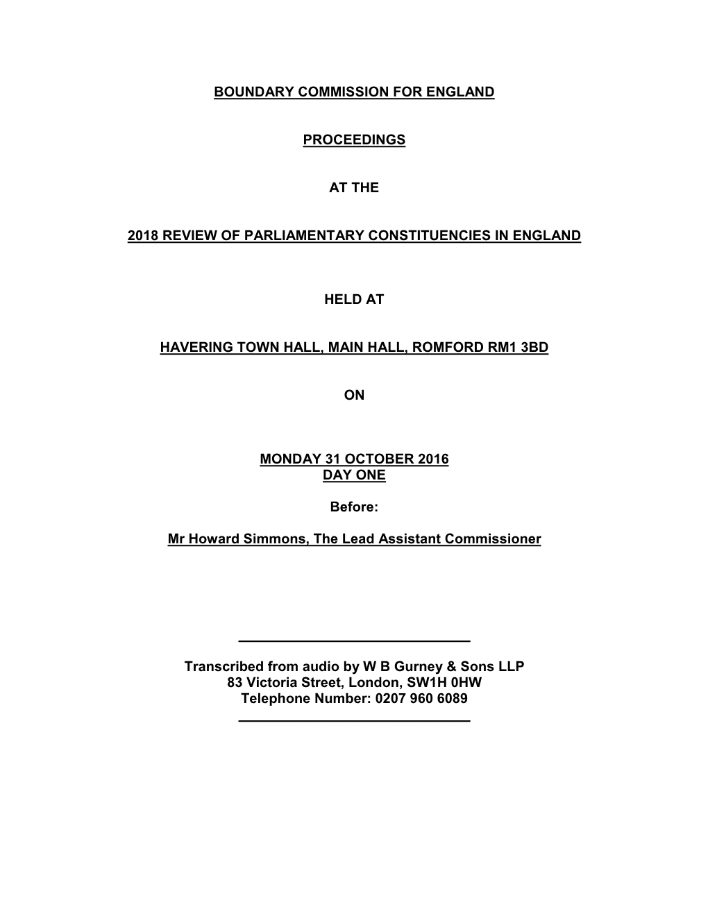 Boundary Commission for England